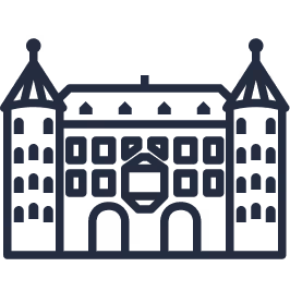 Icon Rathaus/Schloss Neubeuern, Standort- oder Referenzsymbol für Veritas One