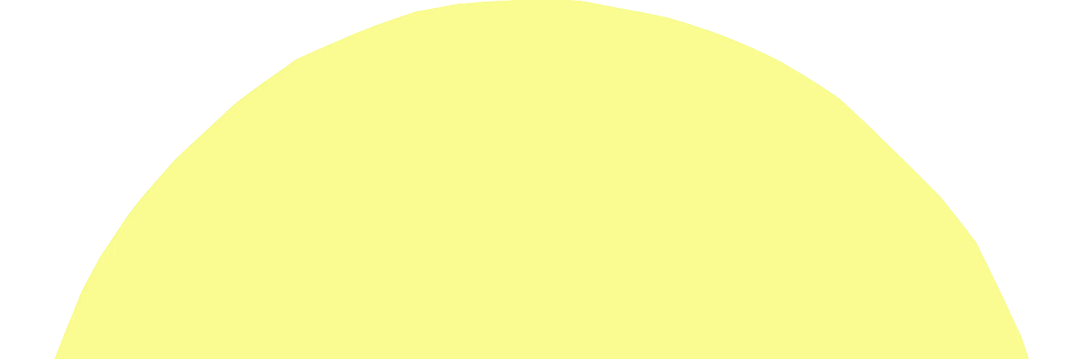 A yellow semi circle