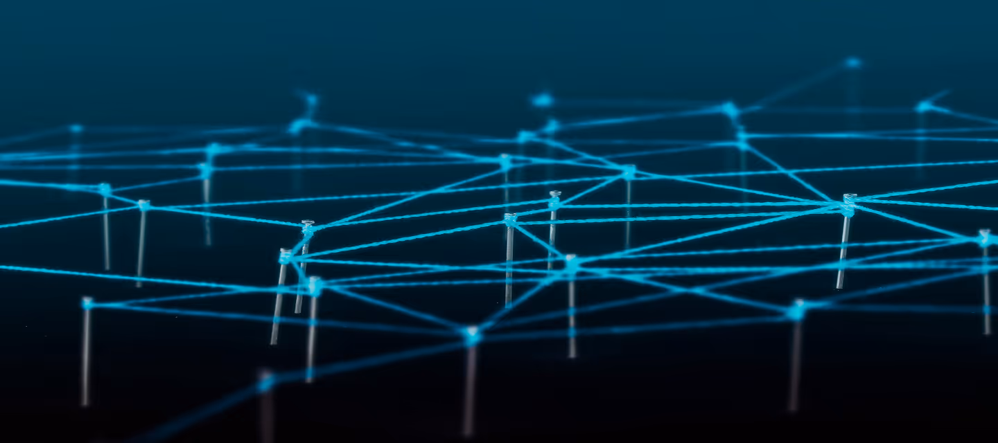 Abstrakte Visualisierung digital vernetzter Infrastruktur