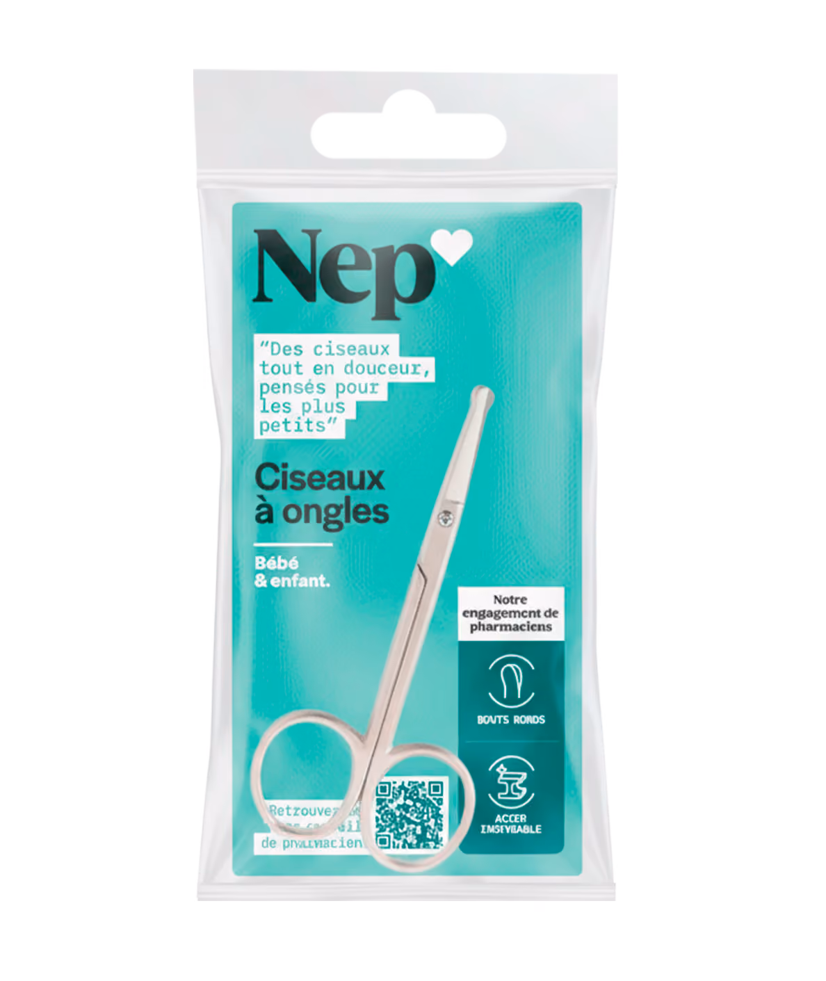 Ciseaux à ongles bébé et enfant NEP