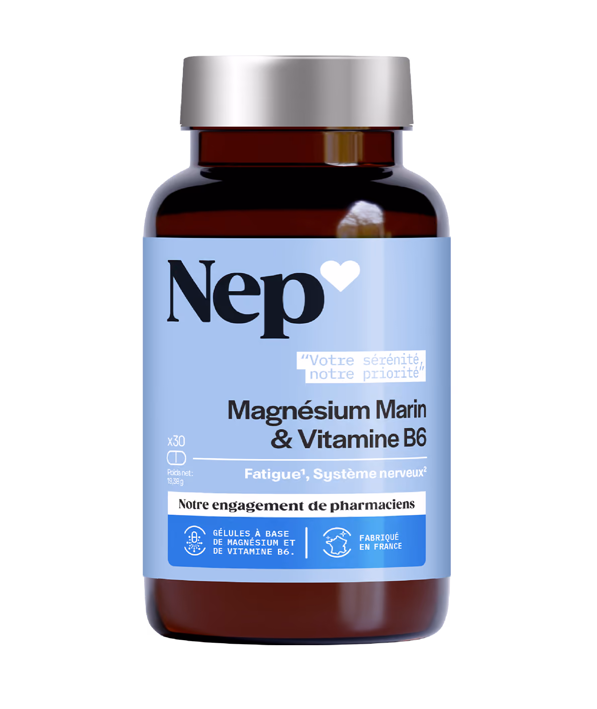 Magnésium marin 300 mg & Vitamine B6 NEP