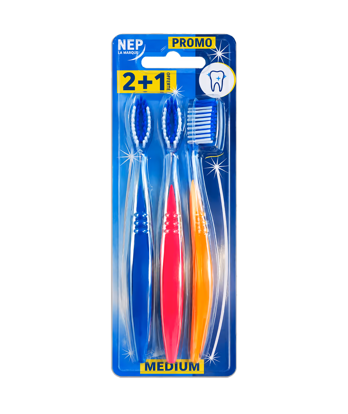 Brosses à dents médium adultes NEP