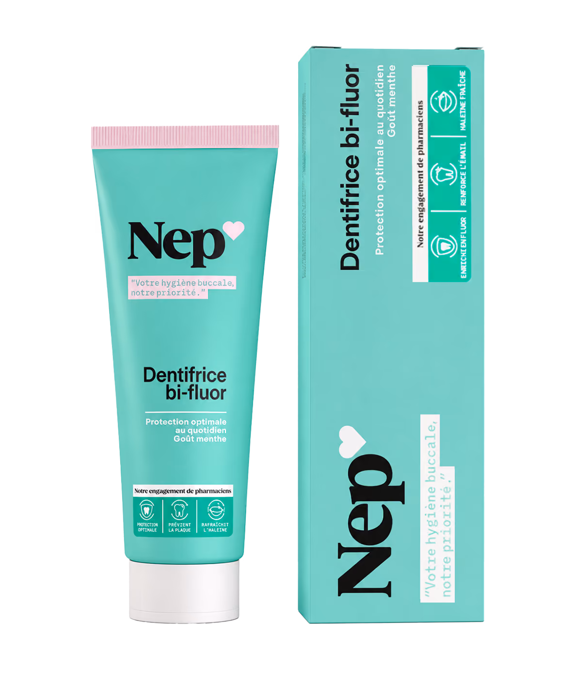 Dentifrice bi-fluor NEP