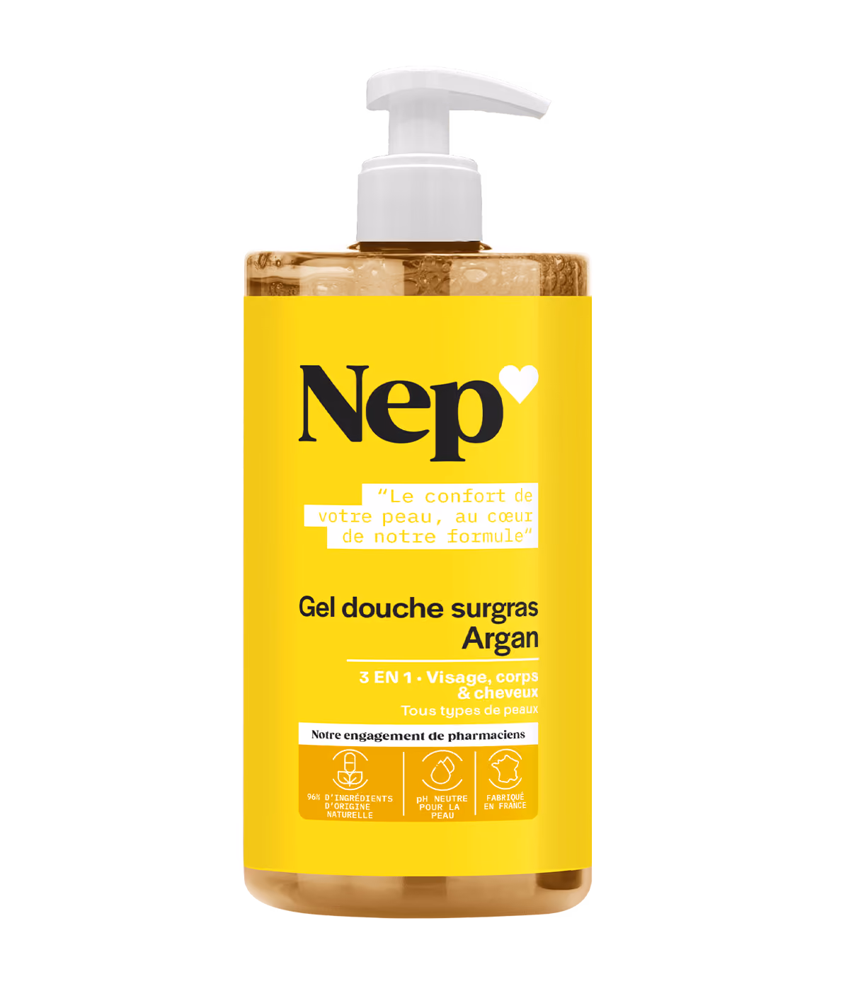 Gel douche surgras Argan 1L NEP