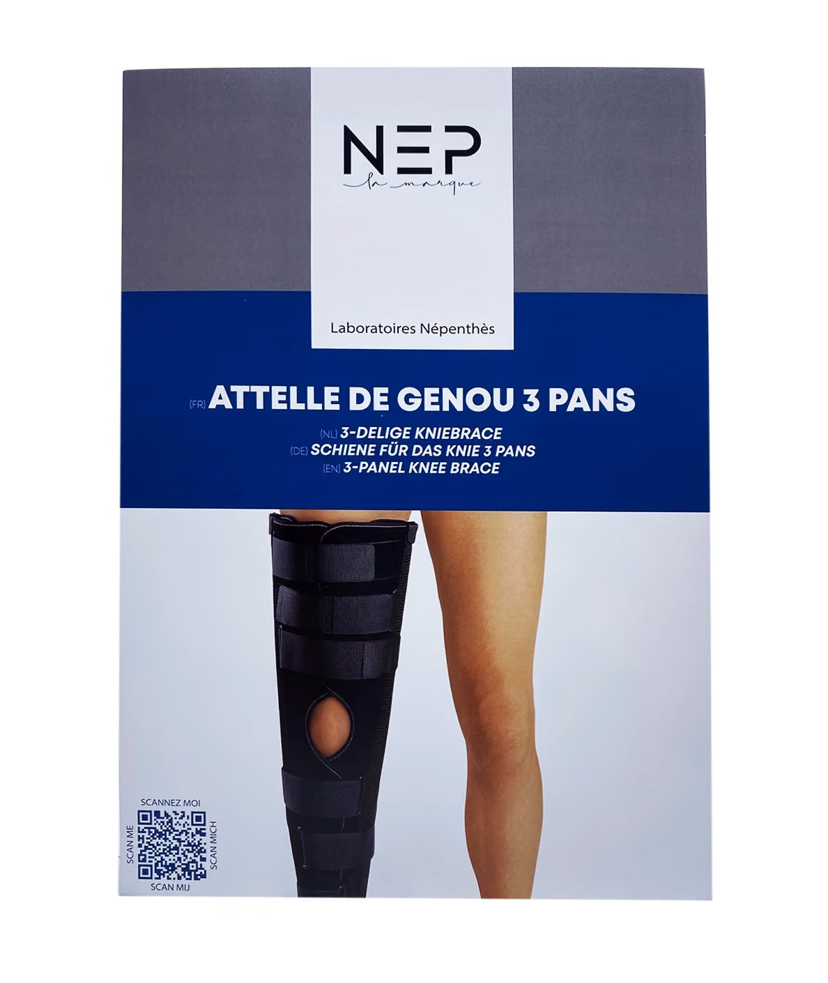 Attelle de Genou 3 Pans NEP