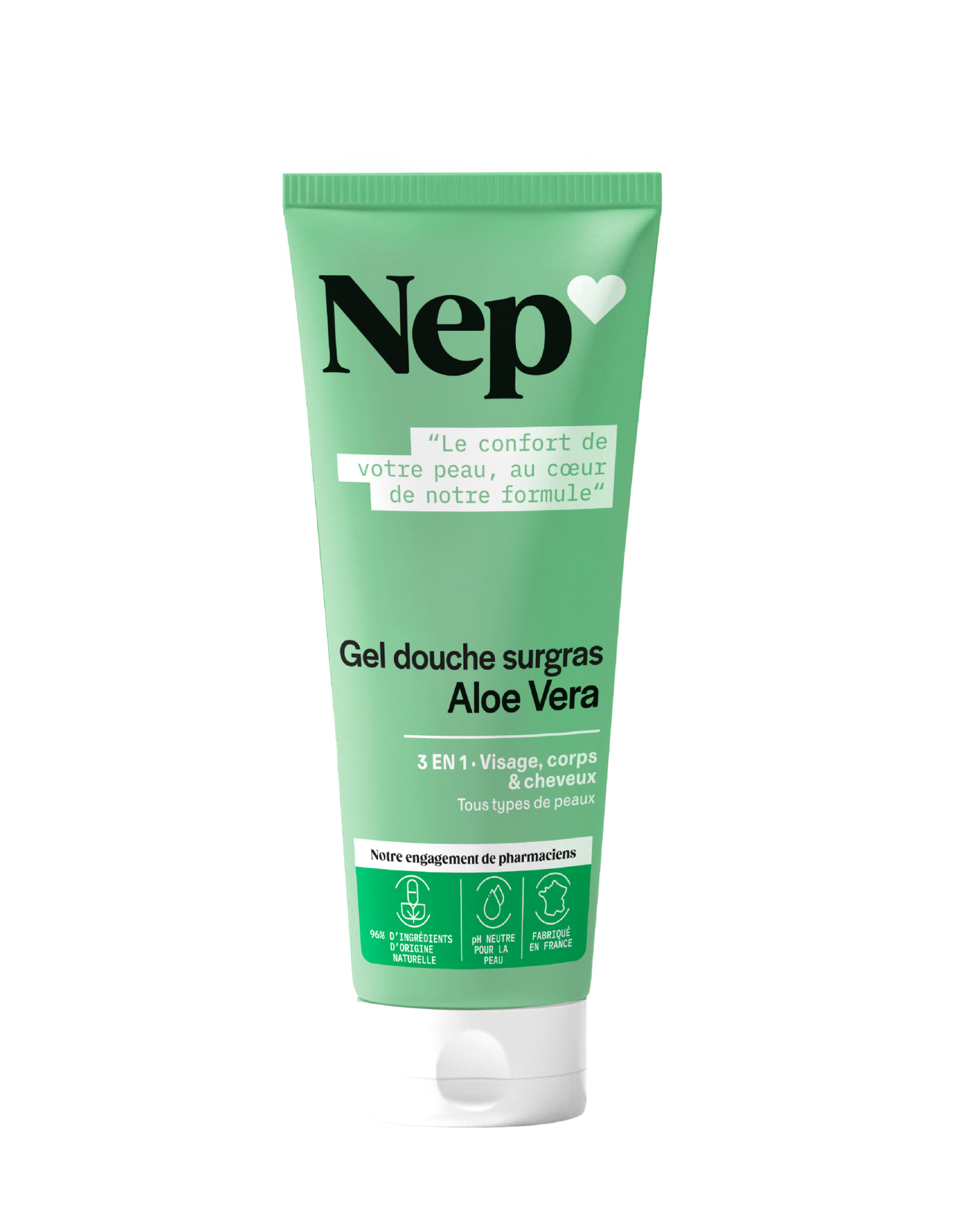 Gel douche surgras Aloe Vera 200ml NEP