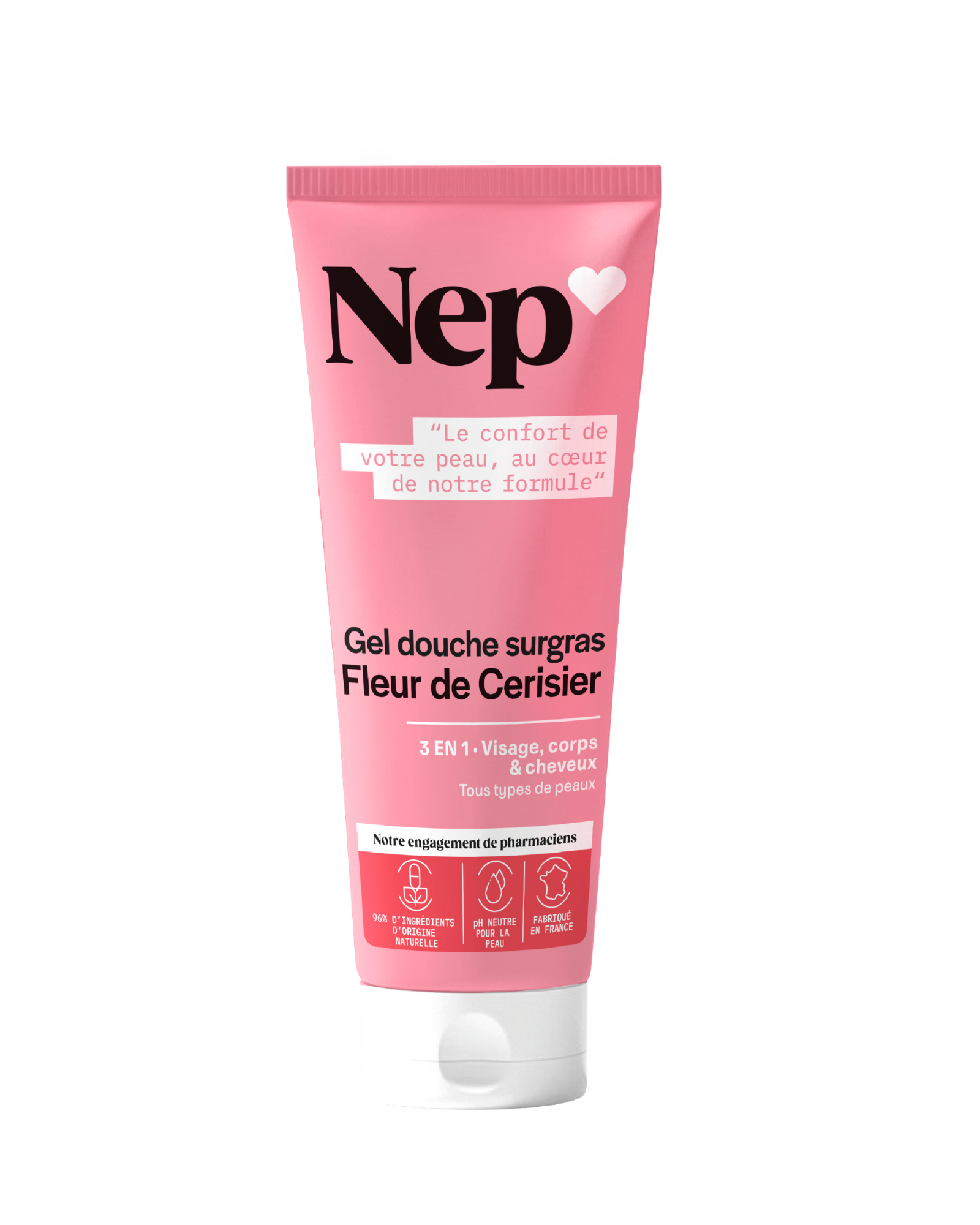 Gel douche surgras Fleur de Cerisier 200ml NEP