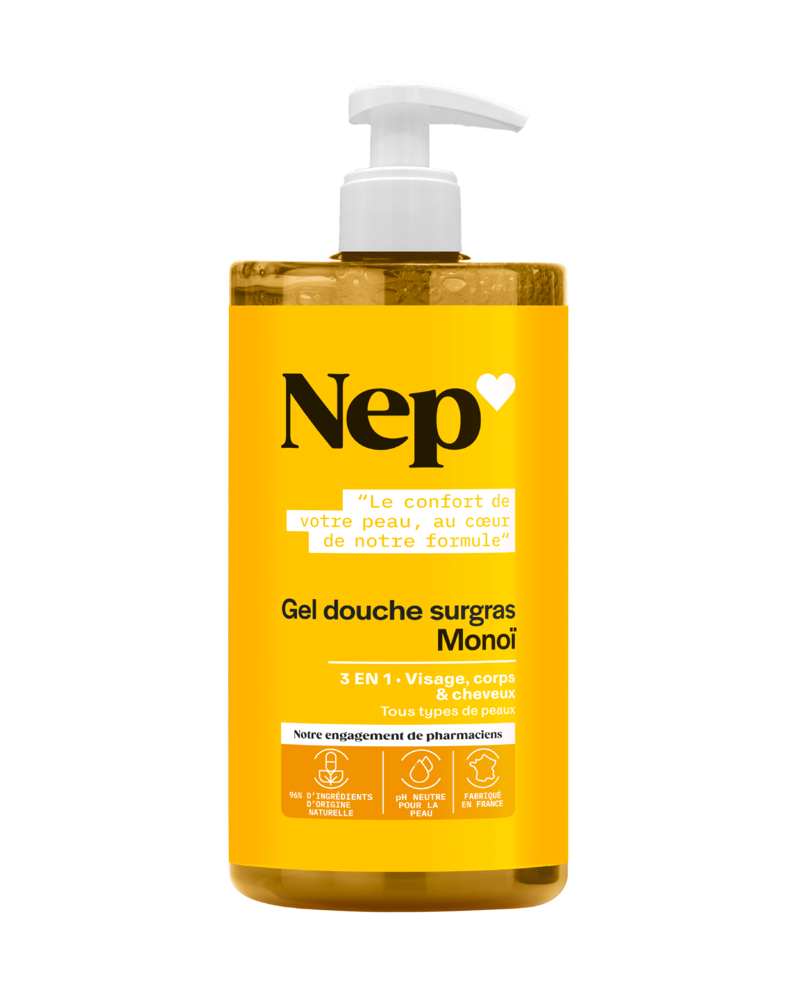 Gel douche surgras Monoï 1L NEP
