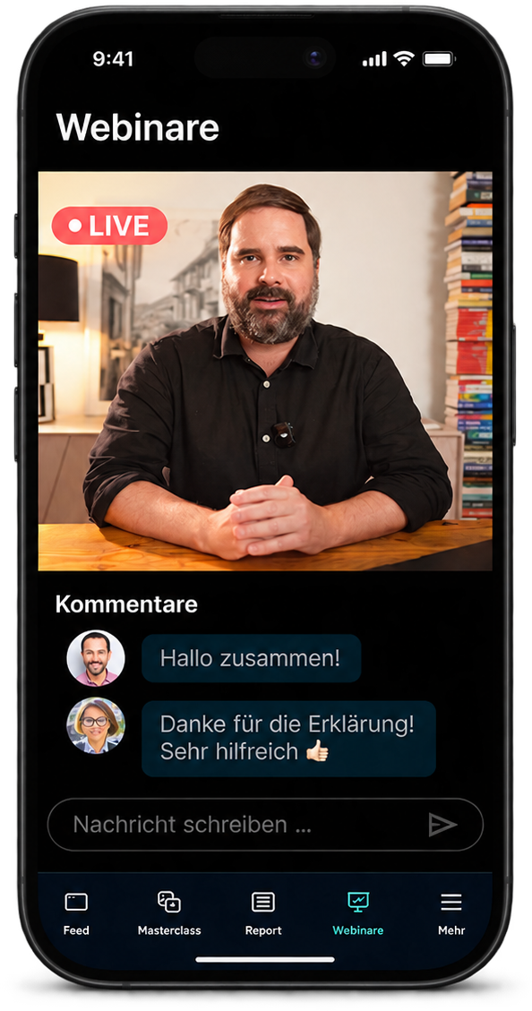Live-Events mit Sebastian in Handy