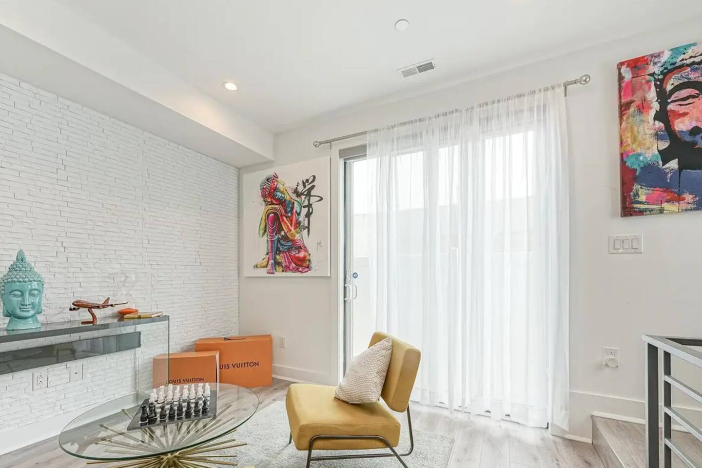 [background image] image of an inviting urban street near the restaurant