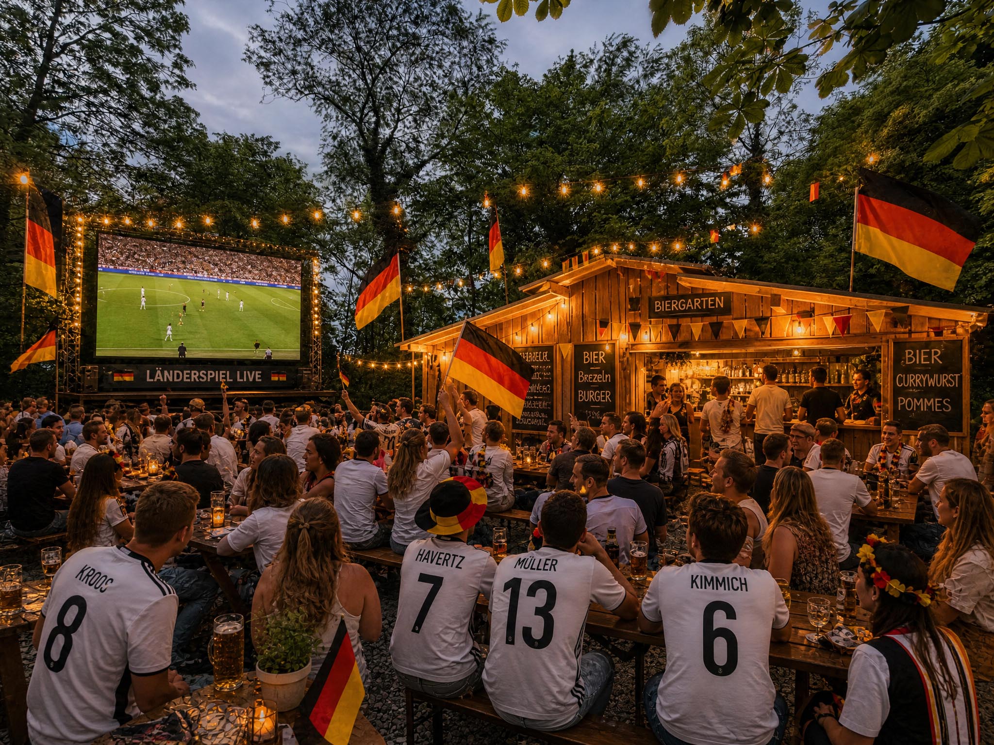 Deutschland Länderspiel im Sudhaus