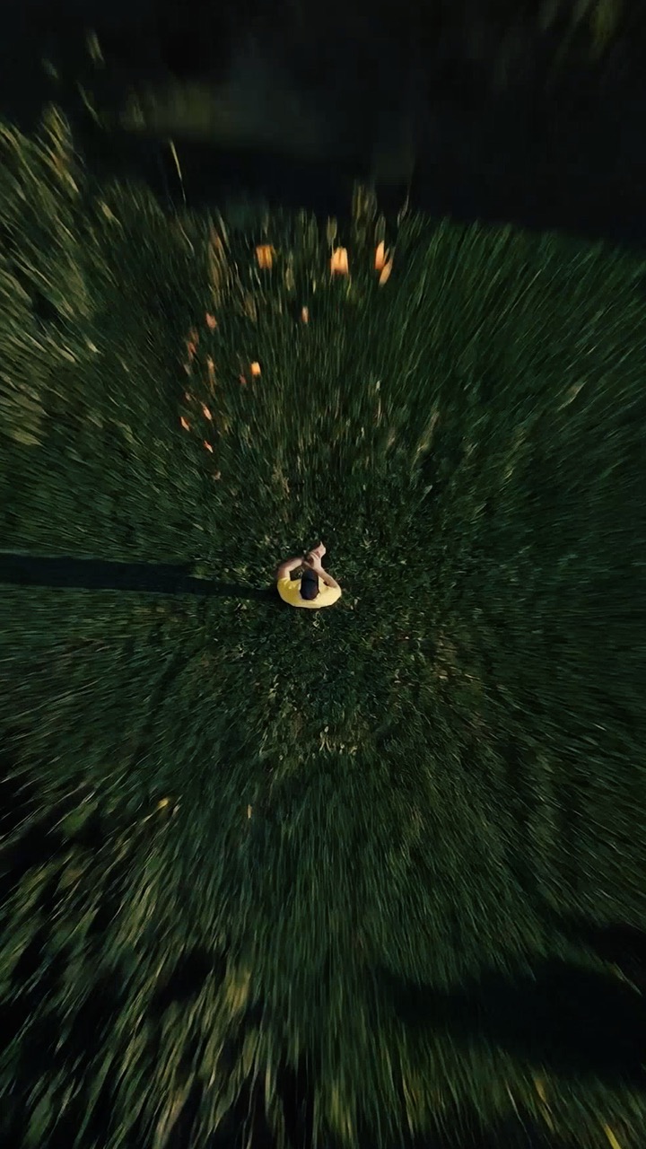 Plan top shot d'un courreur