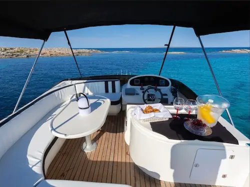 Lancha Altair cubierta