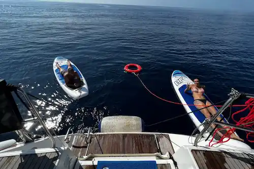 Velero Dufour Grand Large 455 Nirvana popa