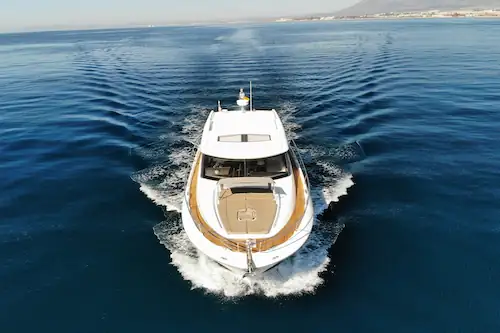 Lancha Prestige 50 La Brisa navegando