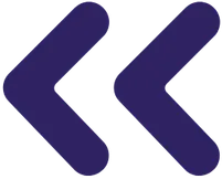 Two thick purple left-pointing arrows side by side.