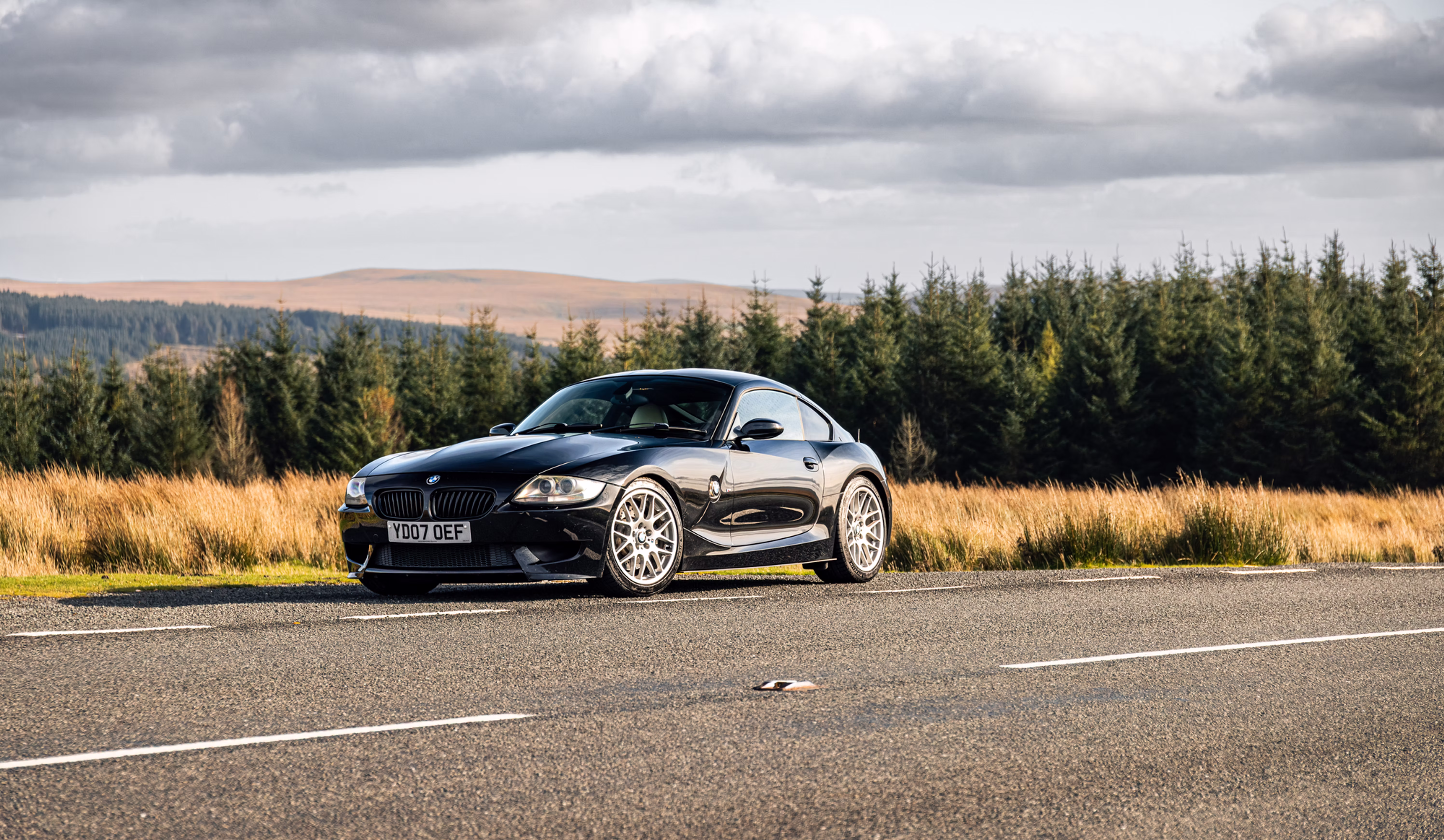 BMW Z4 M Coupe review front static low three quarter angle