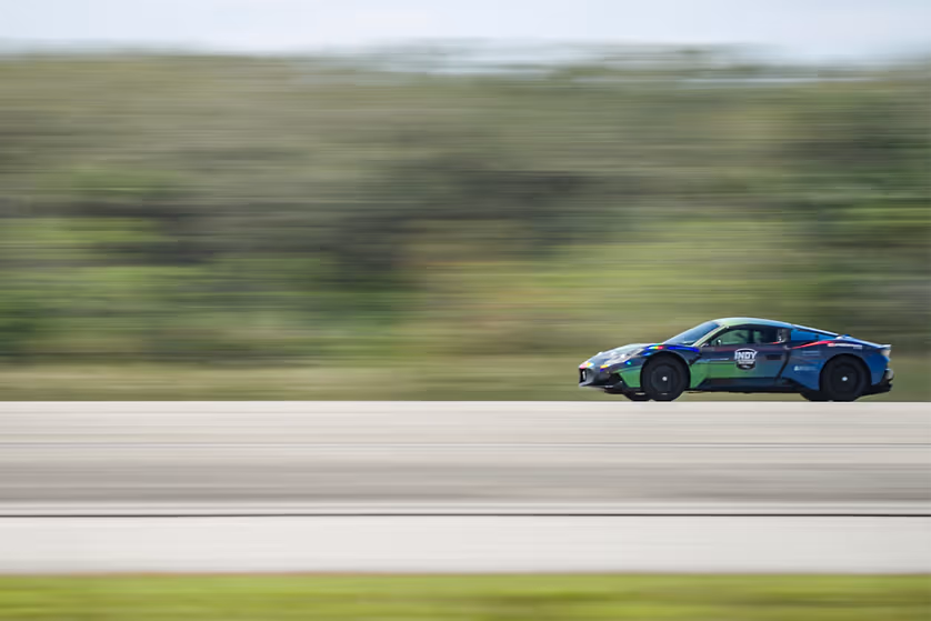 Maserati MC20 sets new autonomous driving top speed record at the Kennedy Space Center