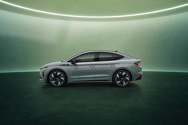 2025 Skoda Enyaq vRS Facelift coupe side