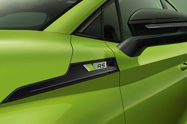 2025 Skoda Enyaq vRS Facelift badge detail