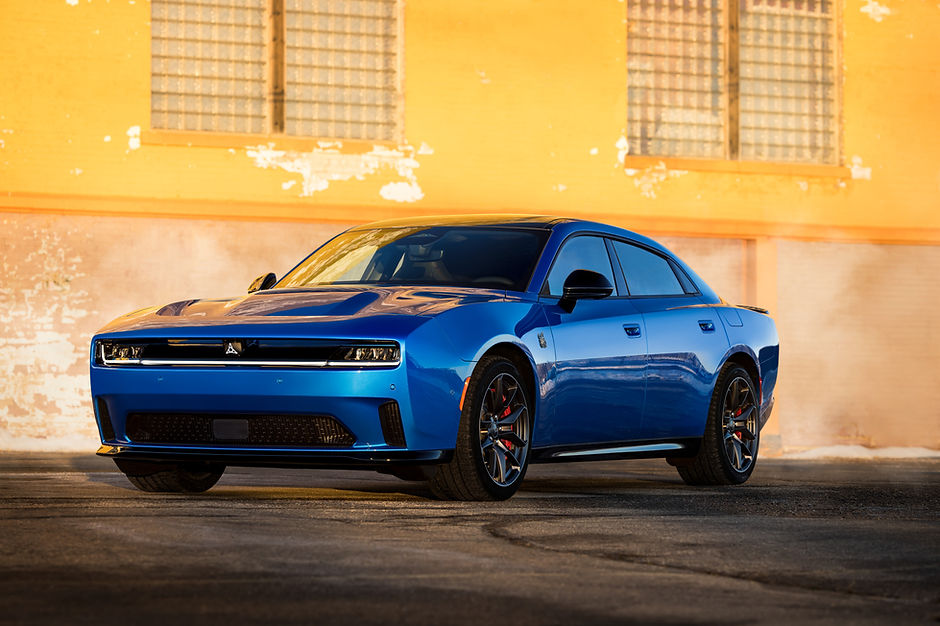 Dodge has revealed the Charger Daytona sedan, a new four-door variant of its EV muscle car, powered by the same 661bhp electric motors as the Scat Pack coupe.