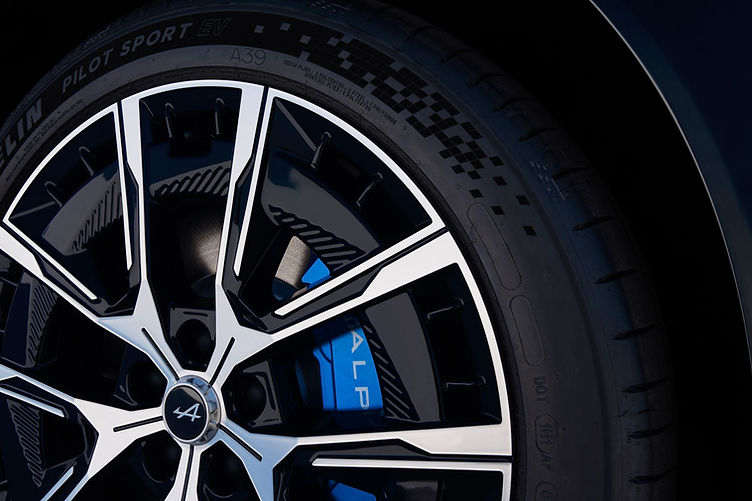 Alpine A390 Pricing Revealed - Wheel and tyre detail