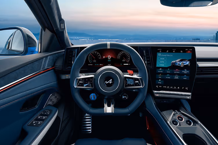 Alpine A390 - infotainment