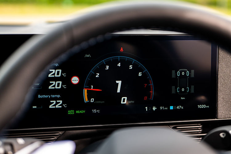 Hyundai Ioniq 5 N simulated rev counter