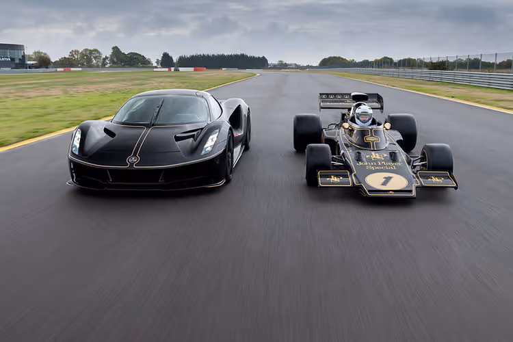 Lotus Evija Fittipaldi and Type 72