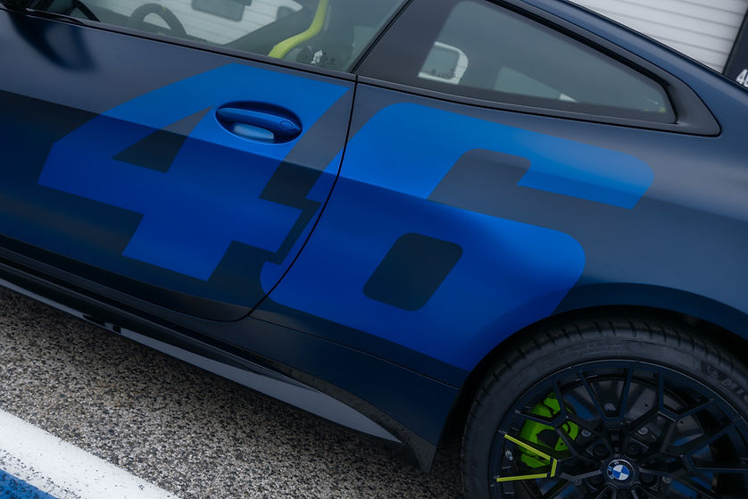 2025 BMW M4 CS Edition VR46 side number detail