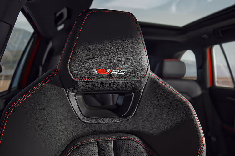 The Skoda Kodiaq vRS returns for a second generation embossed headrests