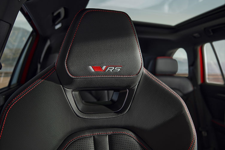The Skoda Kodiaq vRS returns for a second generation embossed headrests
