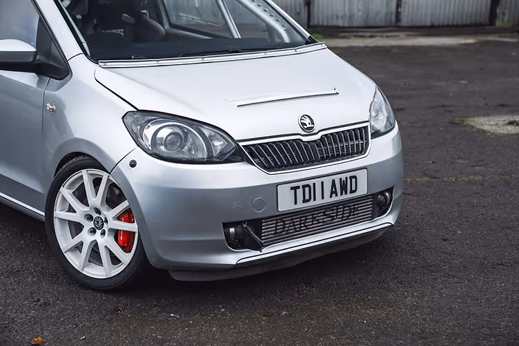 Darkside Skoda CitiGo front detail
