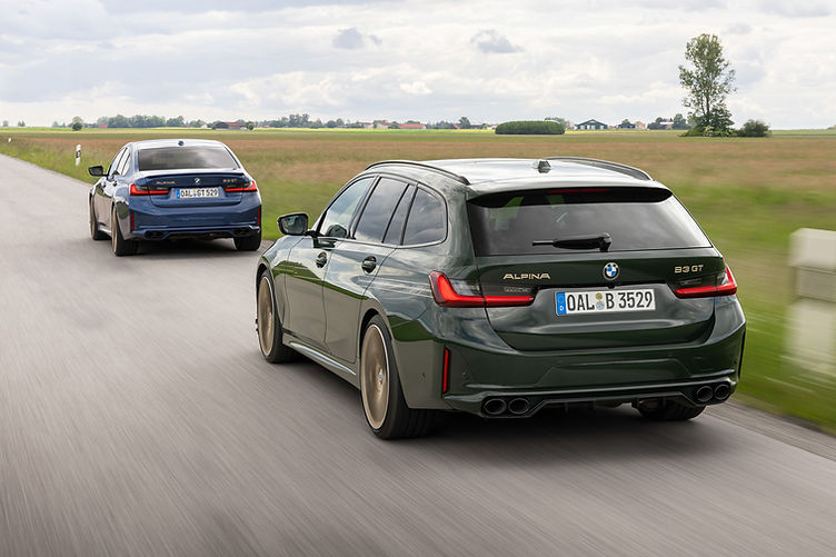 new Alpina B3 GT and B4 GT