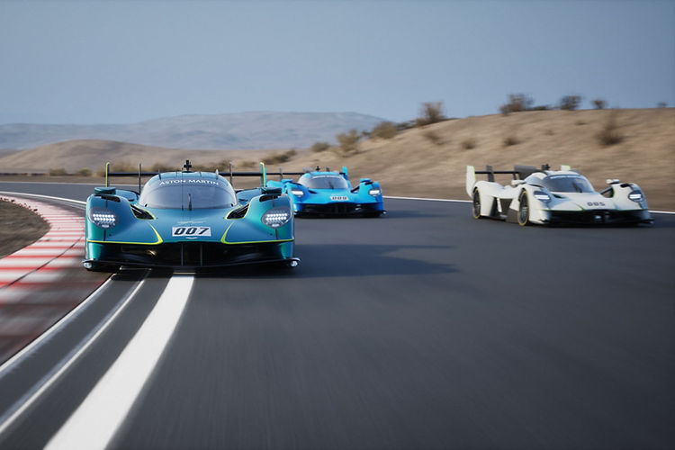Aston Martin Valkyrie LM on track