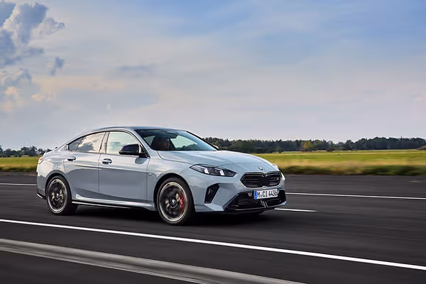 BMW M235 Gran Coupe facelift driving 