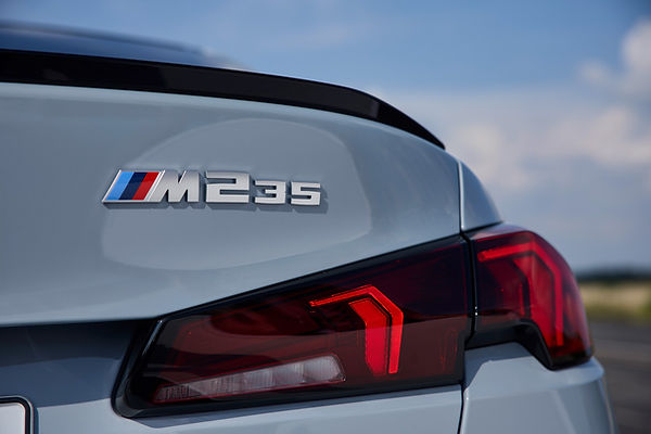 BMW M235 Gran Coupe facelift badge