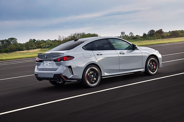 BMW M235 Gran Coupe facelift driving rear