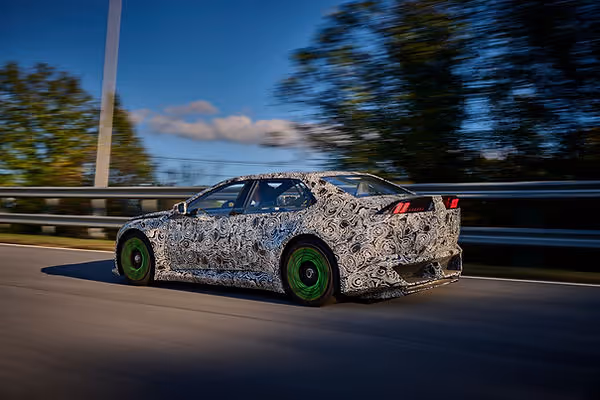 BMW's Vision Driving Experience prototype, used to develop Neue Klasse driving dynamics.