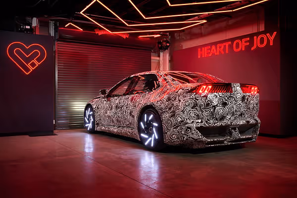 BMW's Vision Driving Experience prototype, used to develop Neue Klasse driving dynamics.