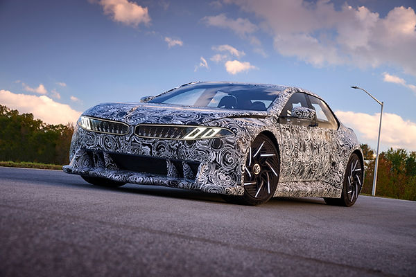 BMW's Vision Driving Experience prototype, used to develop Neue Klasse driving dynamics.