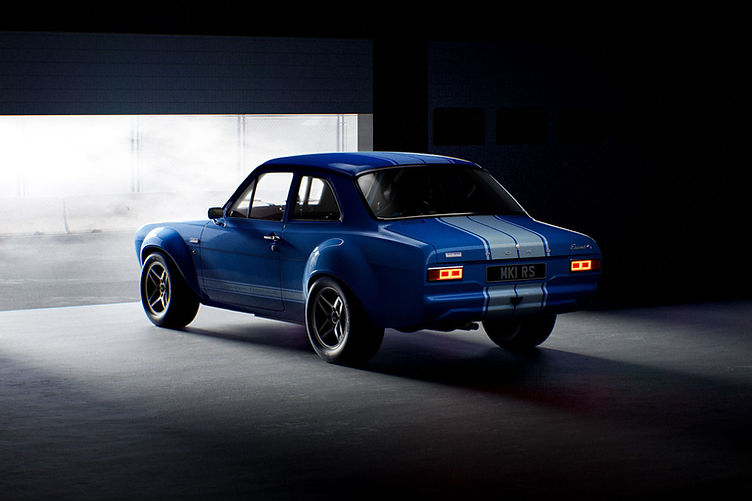 Ford Escort Mk1 Continumod by Boreham Motorworks rear quarter