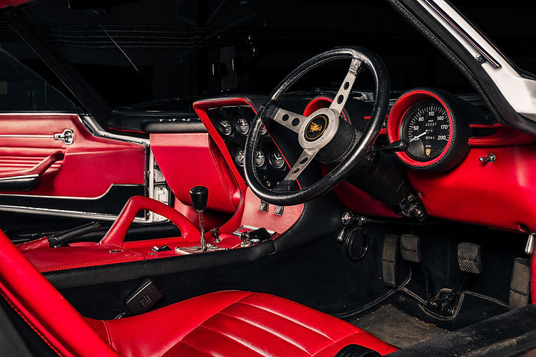 Lamborghini Miura interior red