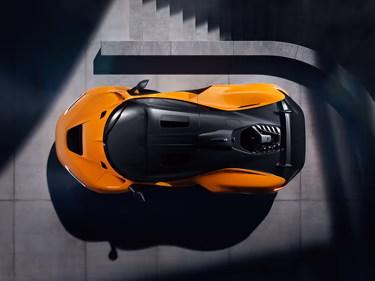 McLaren W1 top view