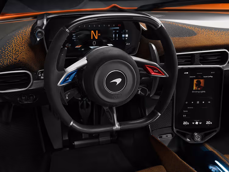 McLaren W1 steering wheel