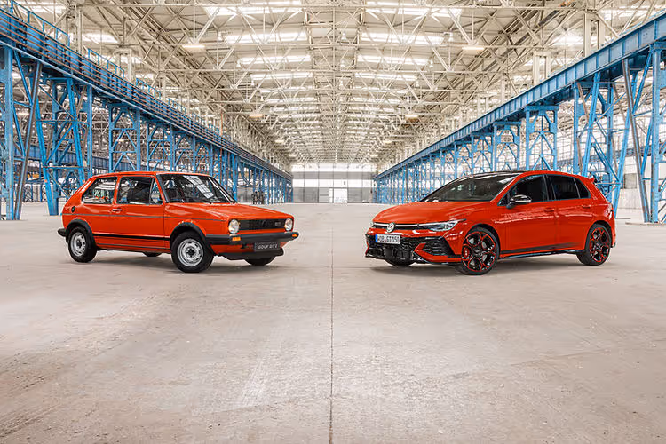 Volkswagen Golf GTI EDITION 50 and Mk1 Golf GTI