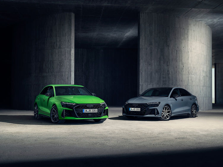 Audi RS3 facelift sportback and saloon