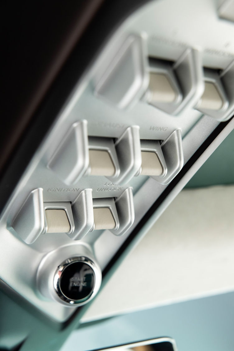 Jaguar C-X75 by Callum switchgear