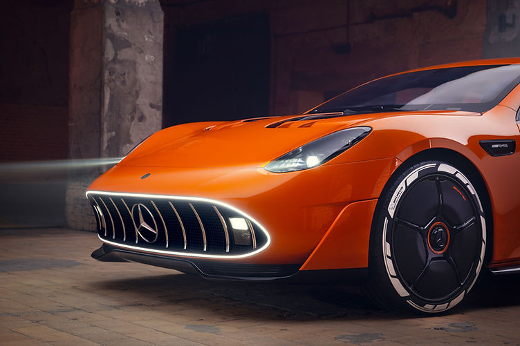 Mercedes-AMG Concept GT XX - grille and lights