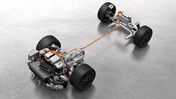 The New Porsche 911 T-Hybrid powertrain
